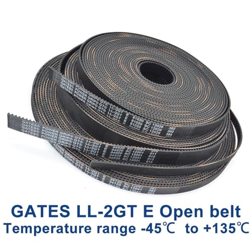 Courroie synchrone ouverte GT2 LL-2GT E EPDM résistant à la chaleur 5m - 2