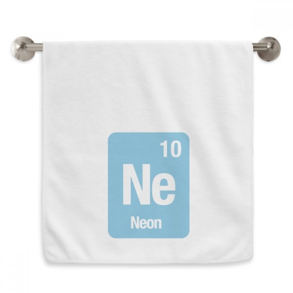 Serviette de toilette néon chimie 13x29 pouces pour le sport et le soin du visage