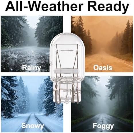 Kadiby 12 Pack 7443 Bulb 7444 T20 W21/5W 7443LL Brake/Tail Light Bulbs/Turn Signal Long Life Daytime Running Lamp(DRL) for RAV4 CR-V Civic Pilot Camry Silverado 4Runner Altima Corolla and others — view 7