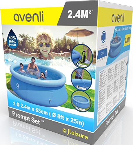 Avenli Prompt Set Pool, 240 x 63 cm, Aufstellpool ohne Pumpe