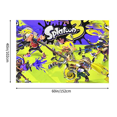スプラトゥーン3 タペストリーファッションセクシーなキャラ