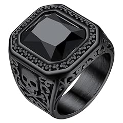 A: Skull Square-Black