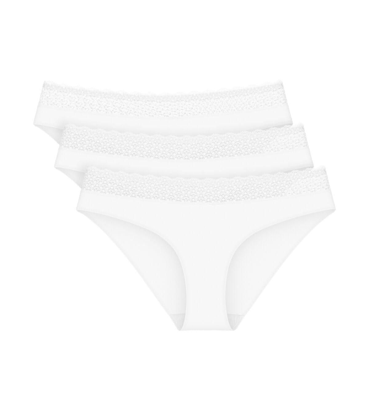 Triumph Feel of Modal Tai 3 P majtki, białe, L damskie, Kolor biały, L