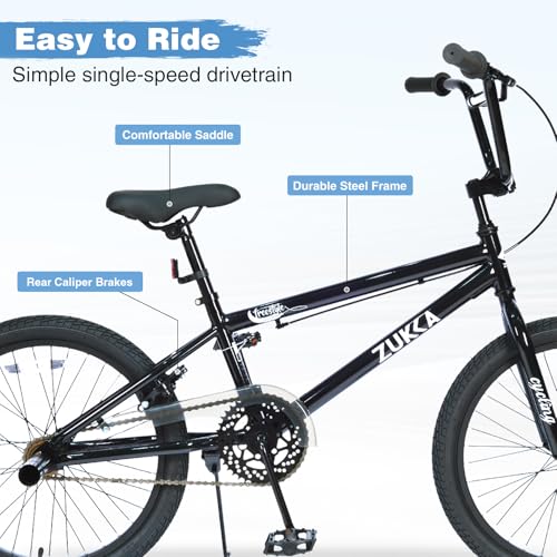 Freestyle Kids Bike, 20Inch Children Bicycle for Boys Girls,
