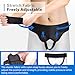 KUAZIDAR Hernia Belt for Men & Women - Single/Double Inguinal Support Belt with 4 Removable Compression Pads, Groin Hernia Support Truss Underwear Briefs, Hernia Support Truss (Medium)