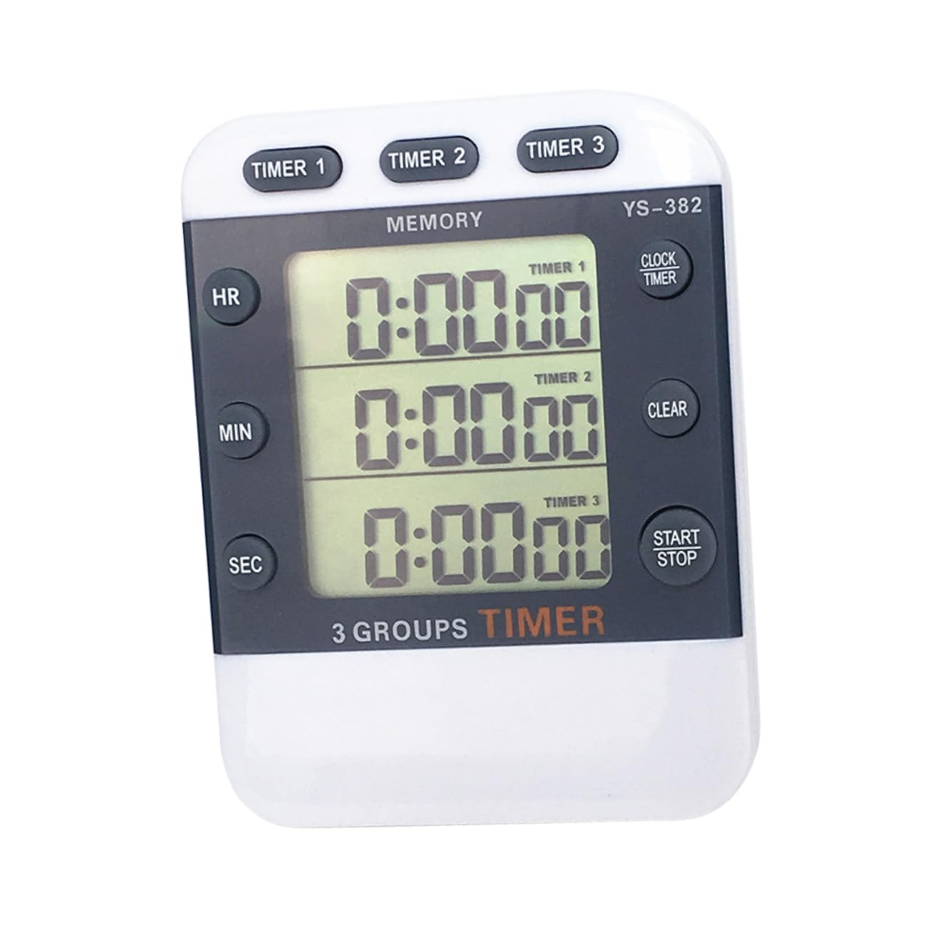 3piezas Cronómetro Digital De Pantalla LCD Líneas Temporizador Regresivo para Cocina Cronógrafo Práctico y Portátil Sin Batería para Cocinar y Hornear