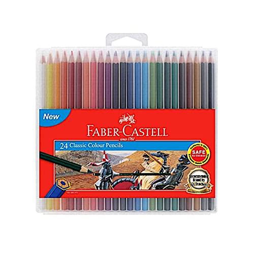 Juego de lápices de colores Faber Castell Classic 24 tonos vivos