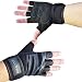 Fit Four F4W Weightlifting Glove with Wrist Support - Gloves For Workout, Weight Lifting Cross Training and Crossfit - Men and Women - Large (L)