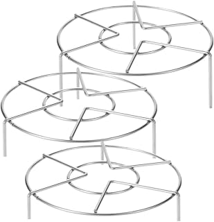 3pcs Steaming Rack Multi-purpose Kitchen Cooling Racks for Cooking Suitable for Instant Pot and Pressure Cookers for Steaming Buns Eggs Fish and More