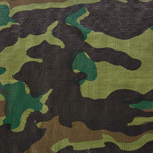 Stansport T-810-C Reinforced Multi-Purpose Tarp, Woodland Camo - 8 X 10-Feet #TOP4