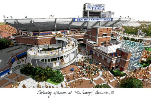 Campus Images NCAA Florida Gators Unisex Manhattan Black, Black, One Size