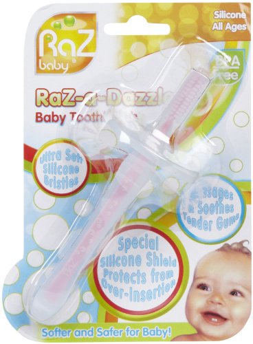 Razbaby Silicone Toothbrush, White