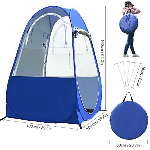 Carpa portátil de pesca pop-up para 1 persona miniatura 5