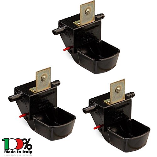 MISTERMOBY ABBEVERATOIO AUTOMATICO VASCHETTA CM 12 UNIVERSALE CONIGLI GALLINE UCCELLI 3 PZ