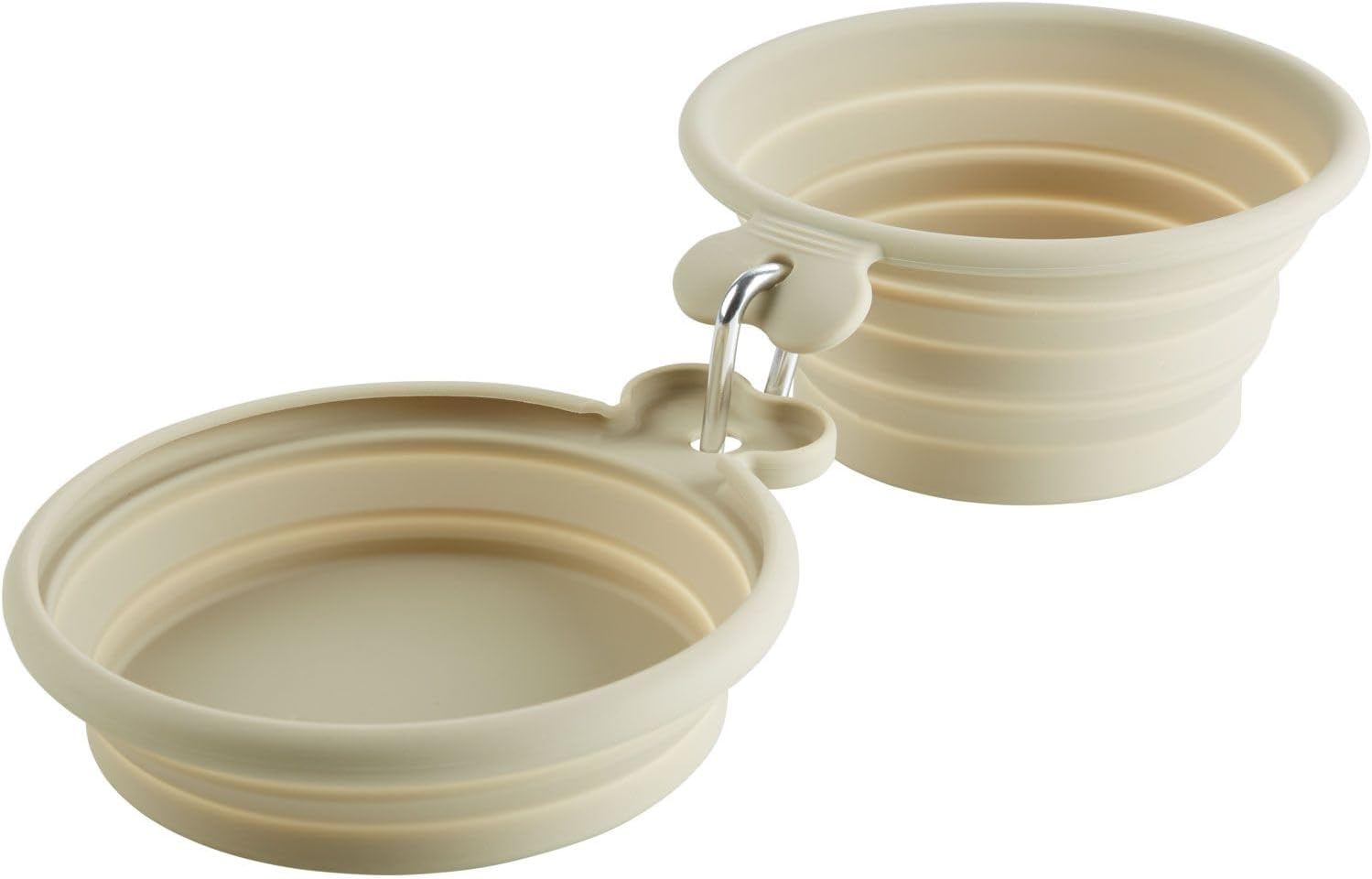 HUNTER Silicone Travel Bowl List, 350 ml, Tan, Pack of 2