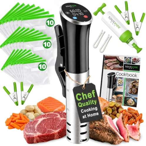 Kit de fogão Sous Vide | TODO EM UM | O kit de iniciante inclui: ...