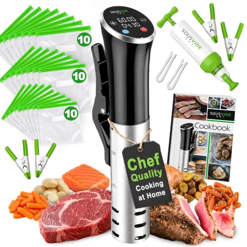 SOUSVIDE ART Sous Vide Immersion Cooker Kit - Machine with D