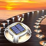 Quntis 8Pcs Lampe Solaire Extérieur Jardin LED Blanc Chaud/Froid, Balise Solaire Eclairage...