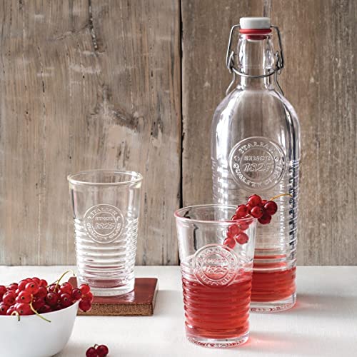 Bormioli-Rocco-Officina1825-Water-Glasses-Set-of-6-11-oz-Clear Bormioli Rocco Officina1825 Water Glasses Set of 6 11 oz Clear