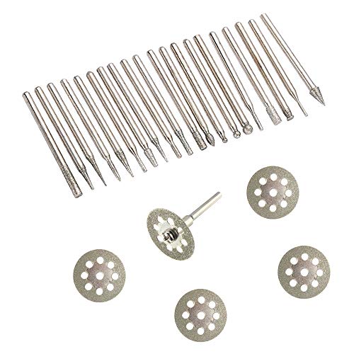 Set de Fresas de Diamante para Herramienta Rotativa 26 Piezas miniatura 2