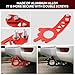 Rear Tow Towing Hook-Universal Car Heavy Duty Aluminum Alloy, Easy Installation, Durable Design for Towing/Rescue/Racing-Perfect for JDM Car Enthusiasts & Off-Road Drivers Universal Fit Car,SUV-Red