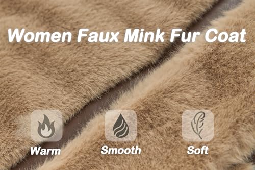 GRAN ORIENTE Womens Winter Faux Mink Fur Fleece Zip up Moto Jacket,Cropped Fuzzy Sherpa Coats Warm Leather Outerwear4