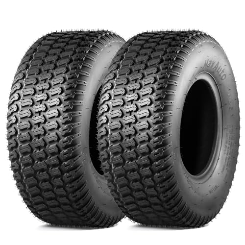 MaxAuto 18X6.50-8 18x6.5x8 Turf Saver Lawn Mower Golf Cart Tire 4PR Set of 2