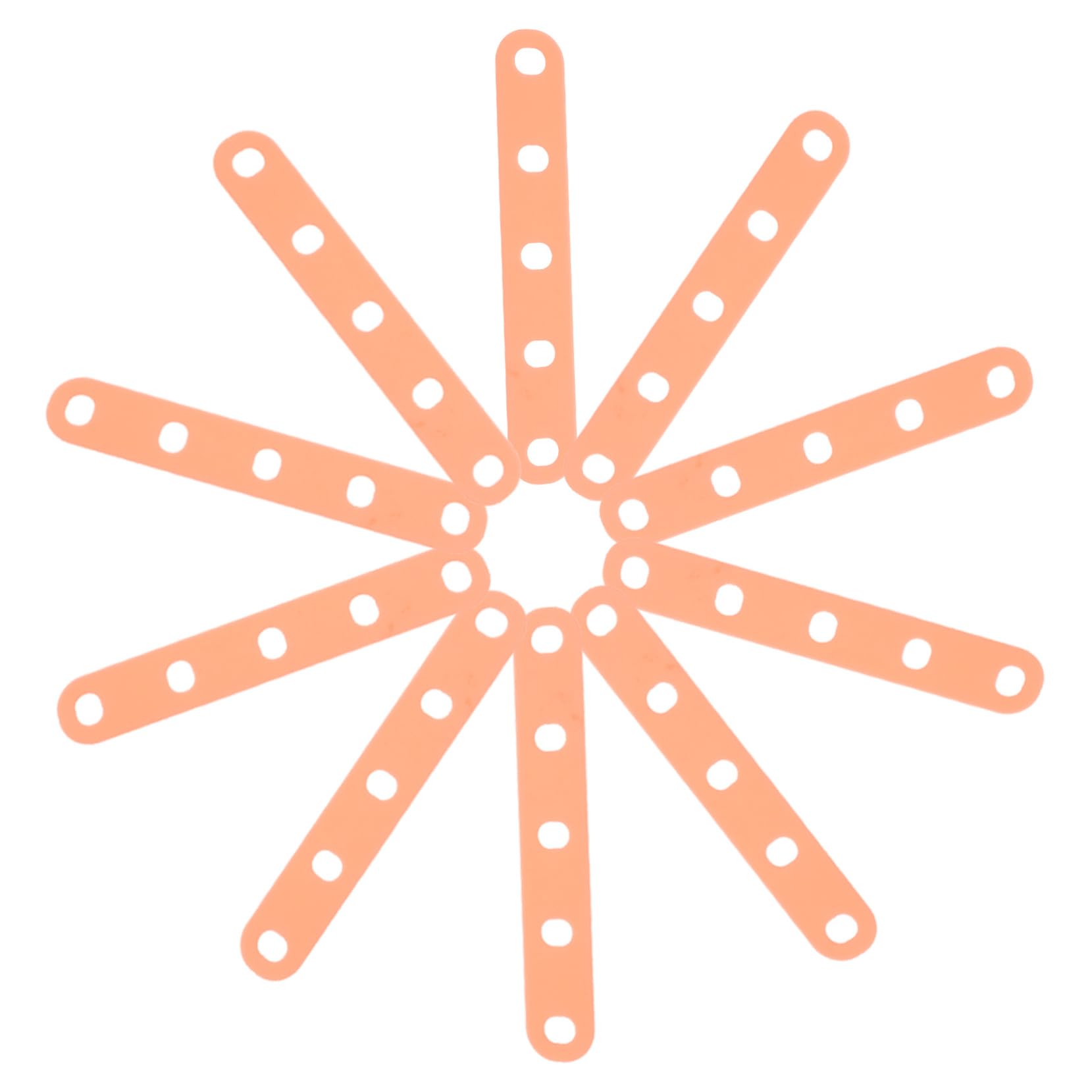 BELLIFFY Professional Hair Styling 20pcs Silicone Perm Rod Bands Hair Curling Bands for Flat Spiral Curls