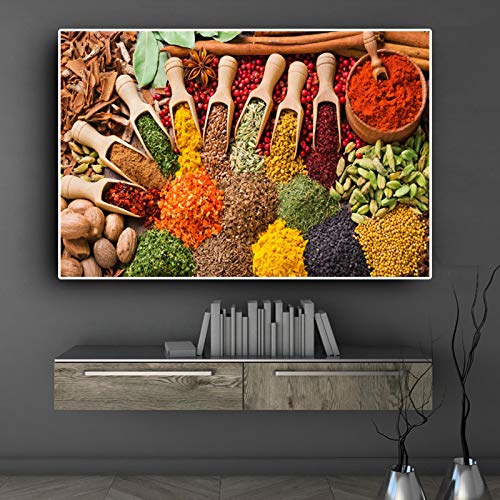Peinture affiche et impressions cuisine en toile premium au style scandinave