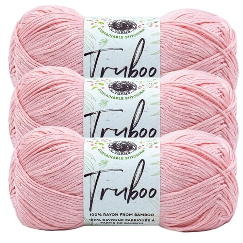 Lion Brand Yarn 837-101 3 Pack) Lion Brand Yarn Truboo Yarn cover