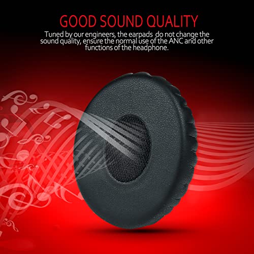 Image of Professional Bose On Ear Headphones Replacement Pads, Bose OE2 Replacement Ear Pads, Fits Bose Over-Ear 2(OE2, OE2i), Soft Leather & Memory Foam, by Krone Kalpasmos - Black Scrim, Black
