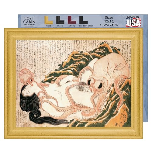 Lost Cabin The Dream Of The Fisherman's Wife 18x24 framed