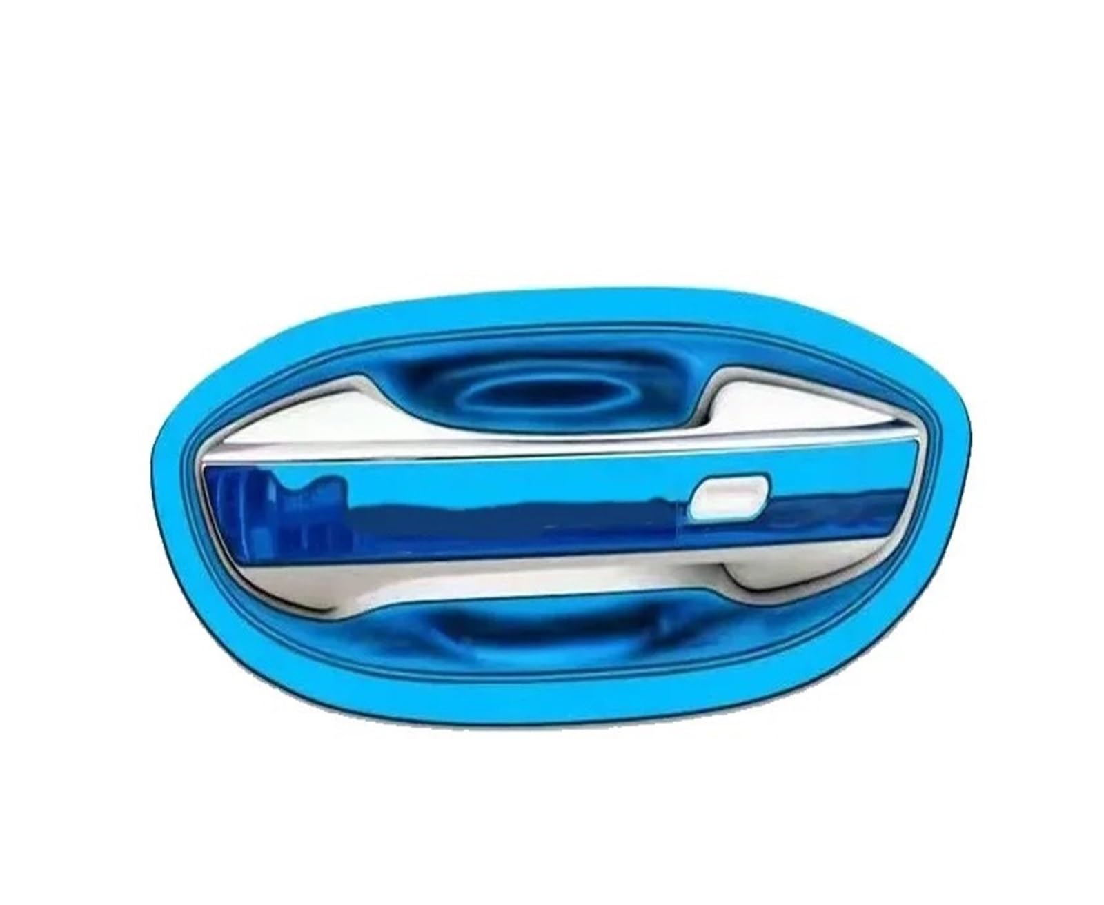 HILLAR Door Outer Handle for Jetour for Dashing for Soueast S06 2024-2026 Stainless Steel Car Door Handle Cover Accessories(Blue)