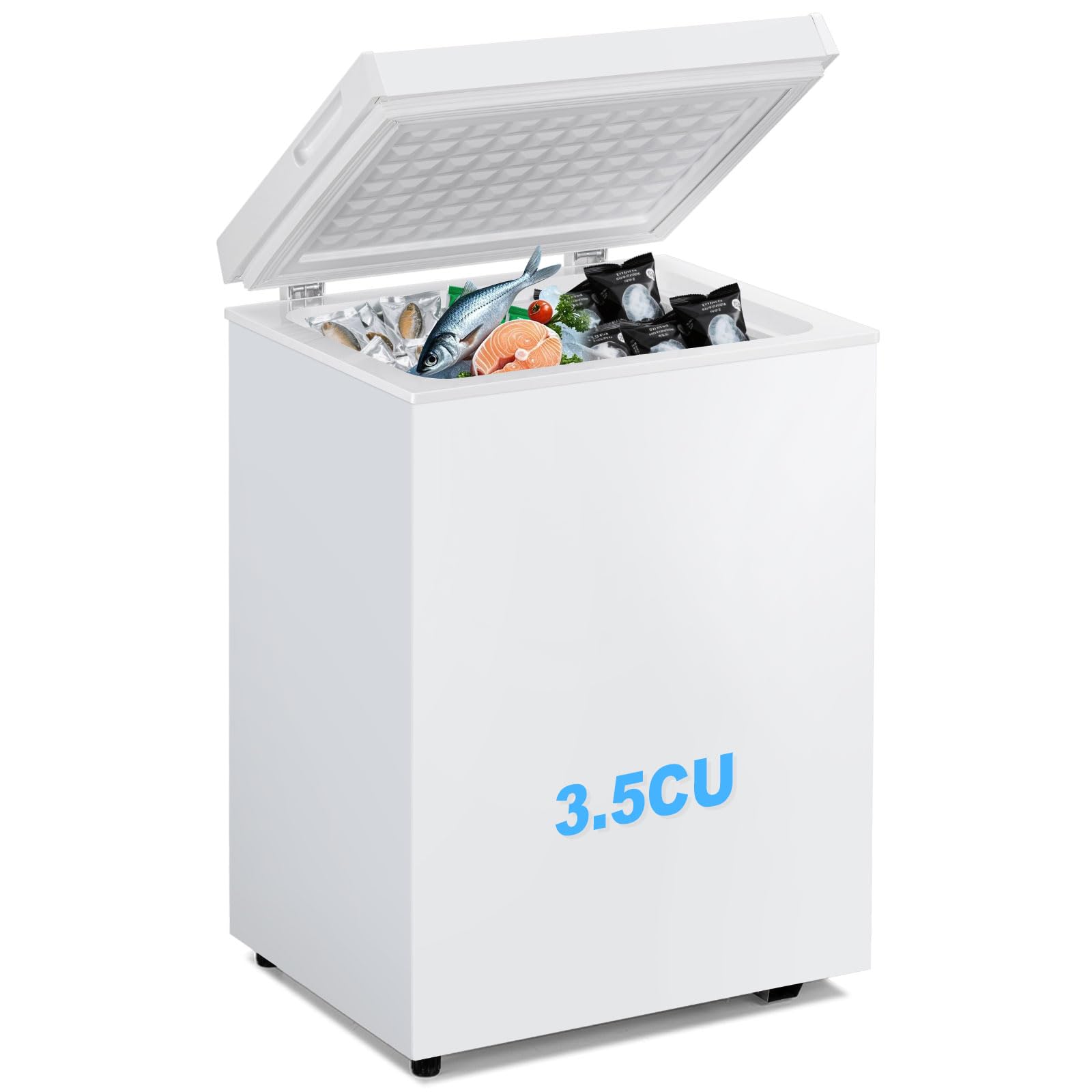 Stopsad HA703W 3.5 cu ft Chest Freezer White