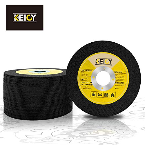 grinder cutting, Cutting Disc grinder angle cutting wheel 50pc 4.5 inch cut off wheel Fiberglass Reinforced Fine Aluminum Oxide Grits General Purpose for Angle Grinders Metal Stainless Steel?Keioy ?