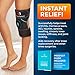 PhysioNatural Ice Pack for Knee Pain Relief, Reusable Gel Ice Wrap for Leg Injuries, Swelling, Knee Replacement Surgery, Cold Compress Therapy for Arthritis, Meniscus Tear and ACL