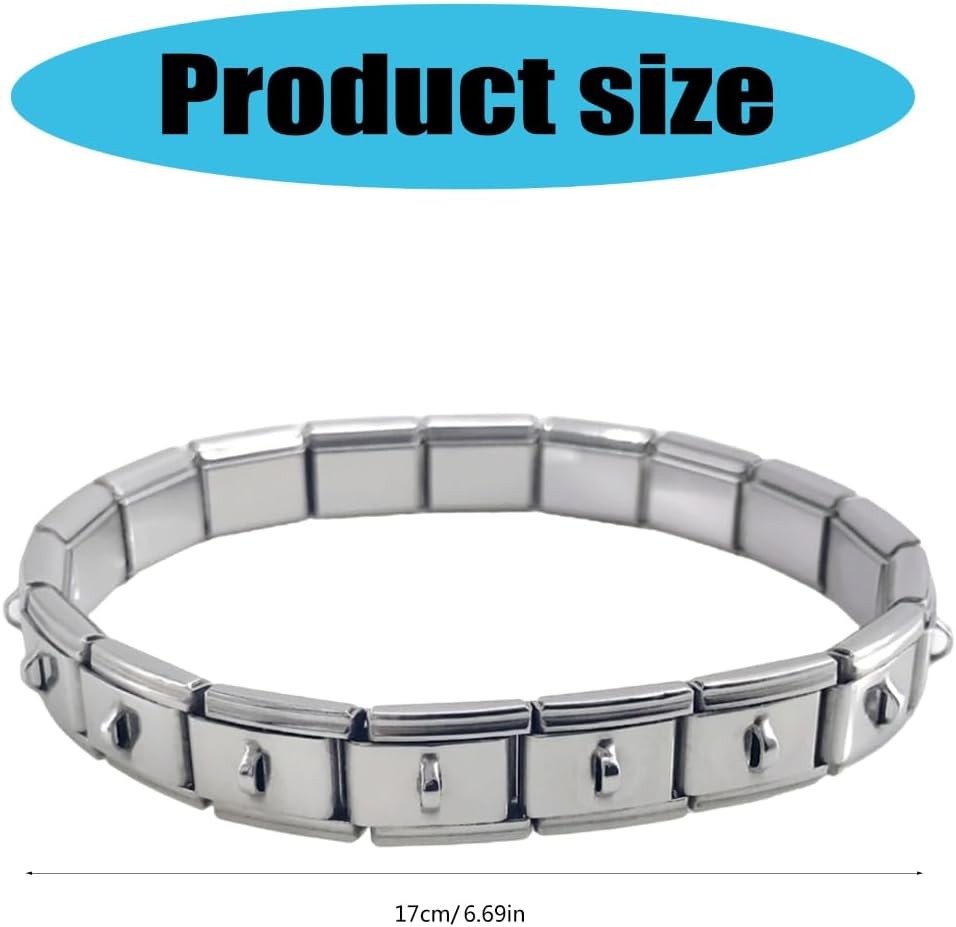 Fashionable Sturdy Stainless Steel Stretchable Bracelet Accessory with Hook Clasp for Comfort Fits and Adjustable Size image 5