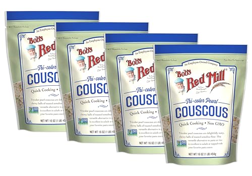 Bob's Red Mill Tri Color Pearl Couscous, 16 Ounce (Pack of 4)