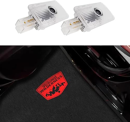 Miniatura 9 de 2 piezas Luces LED de Logo para Puerta de Automóvil que No se Desvanecen, Proyector de Cortesía, Luz de Bienvenida Láser, Sombra Fantasma