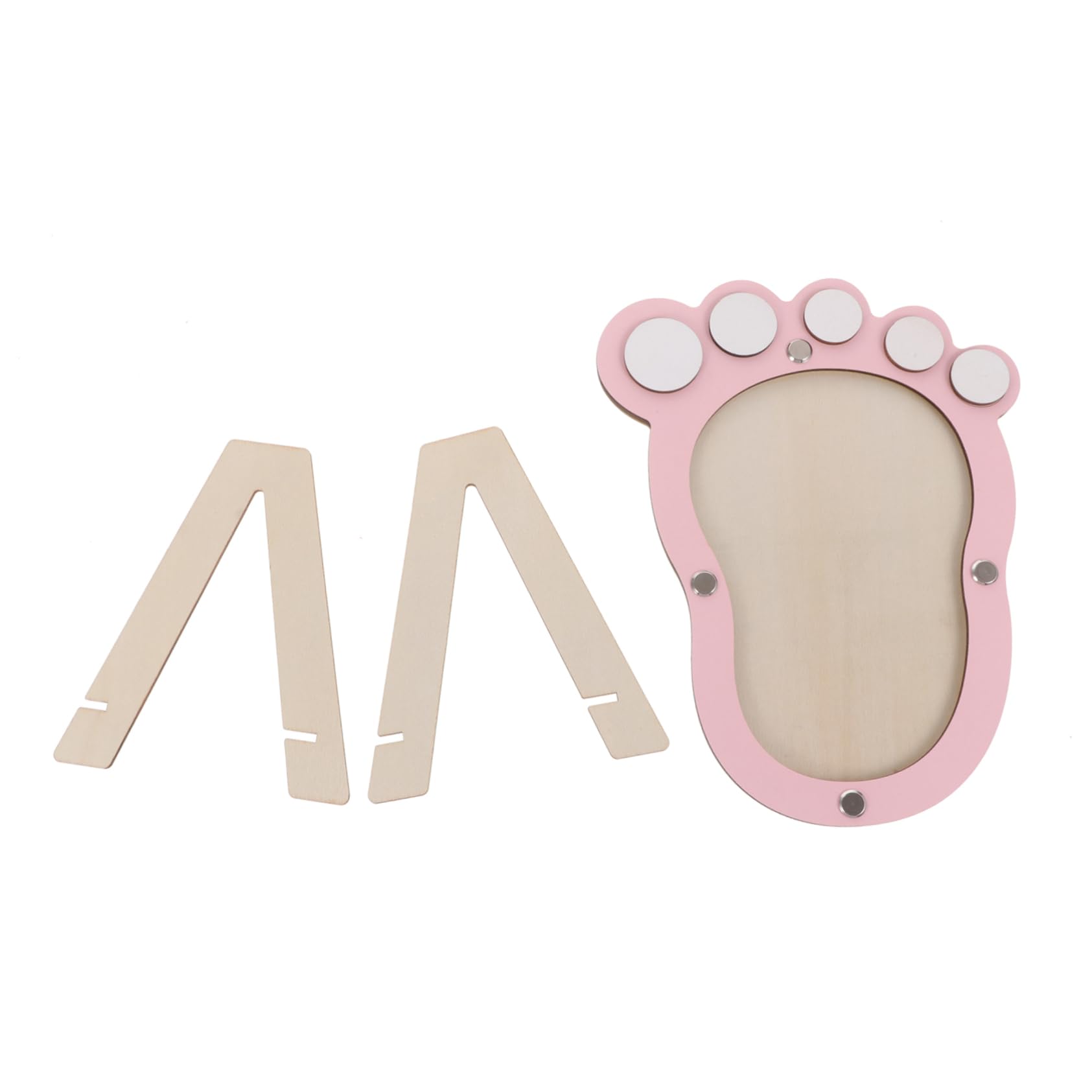 VICASKY First Year Baby Footprint Photo Frame Newborn Growth Memory Frame Photo Keepsake Tooth Home/nursery Decor