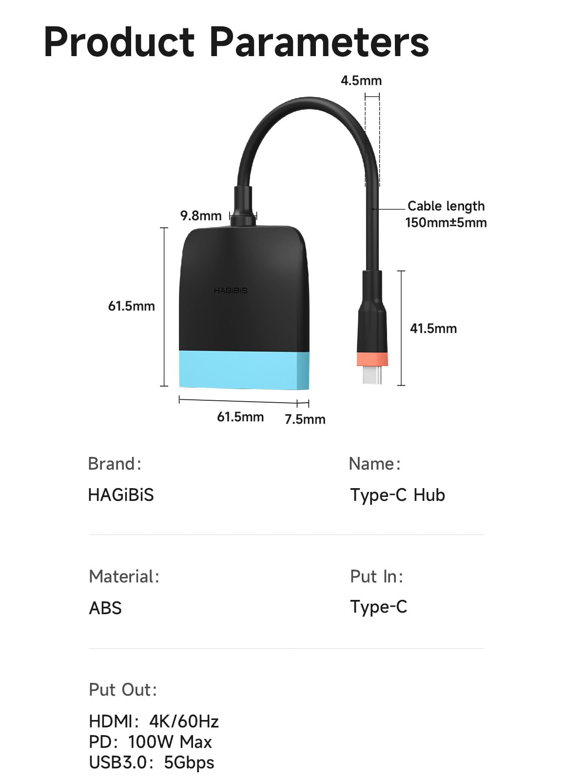 Hagibis Dock Switch2 pour Switch 1/2/OLED, Station d’Accueil TV Portable avec Charge, Dock avec HDMI et Port USB 3.0, Base de Remplacement, Adaptateur USB-C vers HDMI pour MacBook Pro/Air