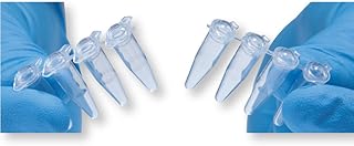 8-Well PCR Strip Tubes, Hinged Dome Caps, Assorted, 120 Strips/Unit