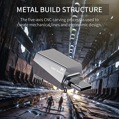 Usb C To 3.5Mm Audio Adapter，Usb C Dac-Usb C Headphone Adapter Hi-Res Dac 32 Bit Headphone Amplifier Type-C Decoding Chip For Pixel 6 5Xl,Samsung Galaxy S22 S21 S20 Plus Ultra, Oneplus, Ipad Pro #TOP5