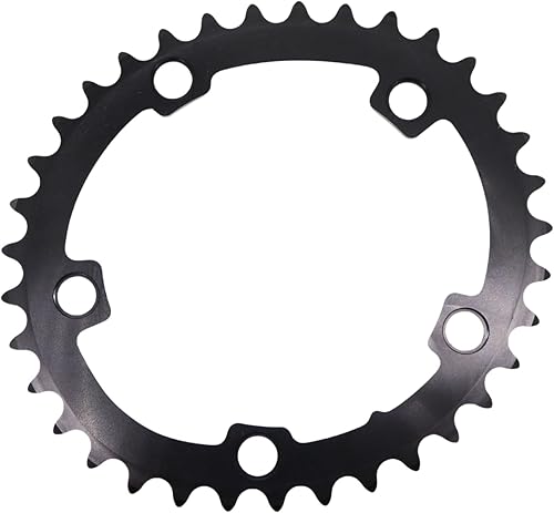 Miniatura 16 de DJC Plato para bicicleta de carretera 110BCD doble plato 5 brazos redondo ovalado 2X 50T 34T 35T 53T 39T 52T 36T Gravel para Sram Red Rival S350