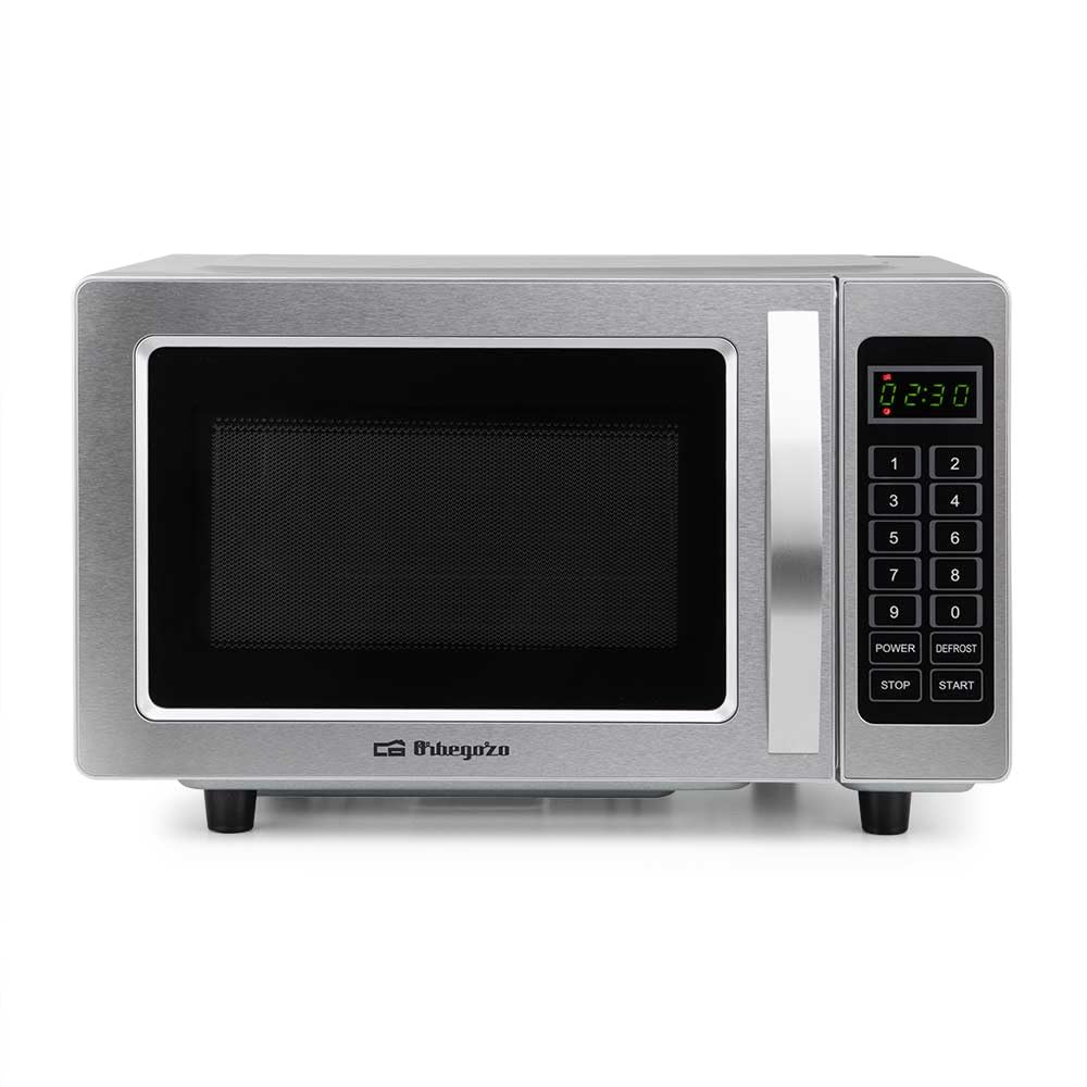 Microondas Orbegozo MI 2580 PR profesional, 25 litros, 1000W, Cavidad interior en acero inoxidable