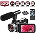 Produktbild Videokamera Camcorder HD 1080P 25FPS Video Camcorder 24.0MP Selbstauslöser Mini Videokamera mit Fernbedienung Mikrofon und Webcam Funktion