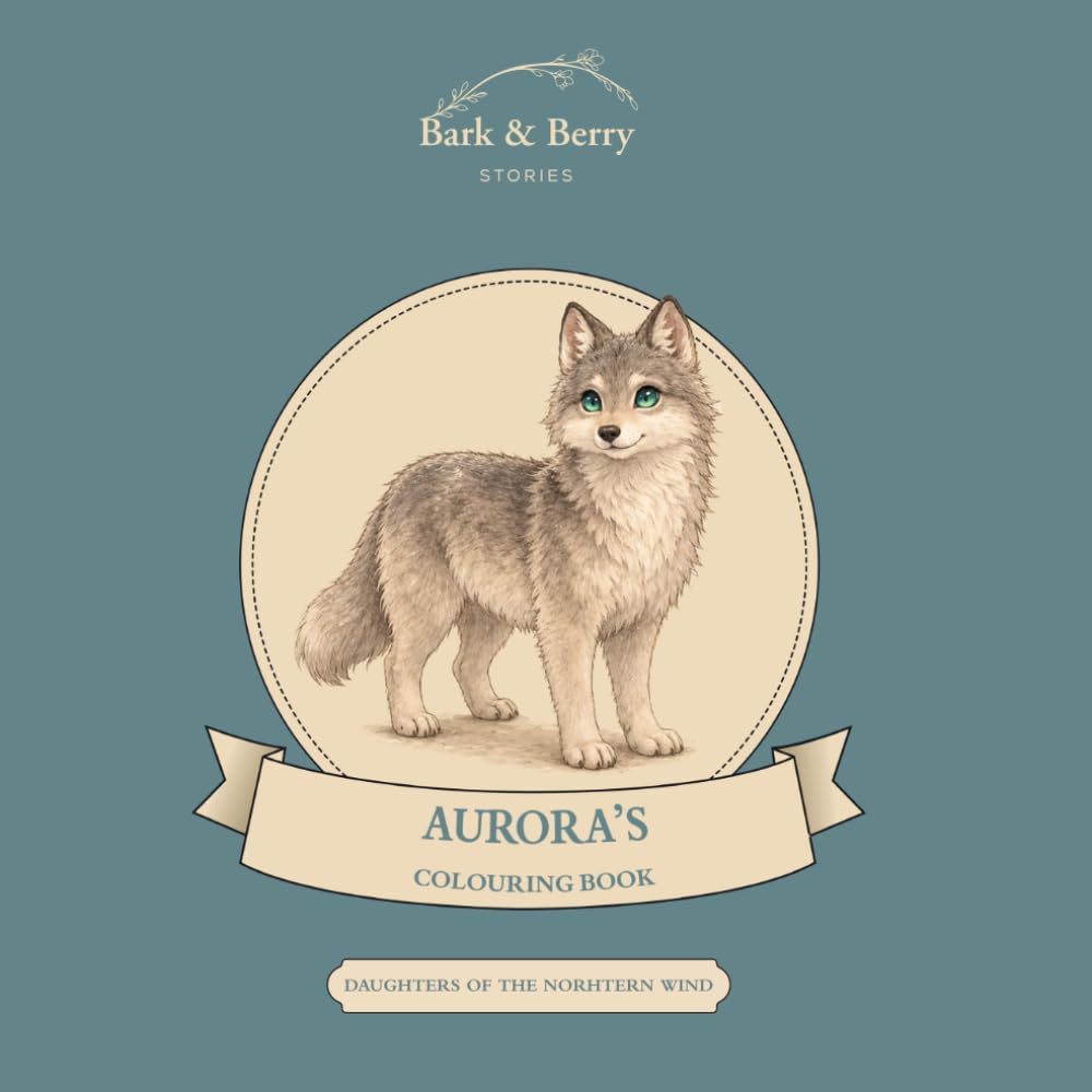 Bark & Berry Stories: Aurora's Colouring Book: A Whimsical Daughters of The Northern Wind Colouring Adventure (Bark & Berry Stories: Colouring Books)