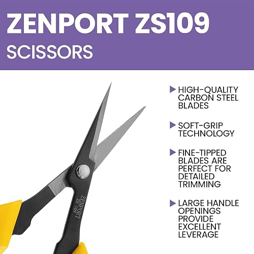 Miniatura 6 de Zenport ZS109 Tijeras, jardínfrutauva, 6.5 pulgadas de largo