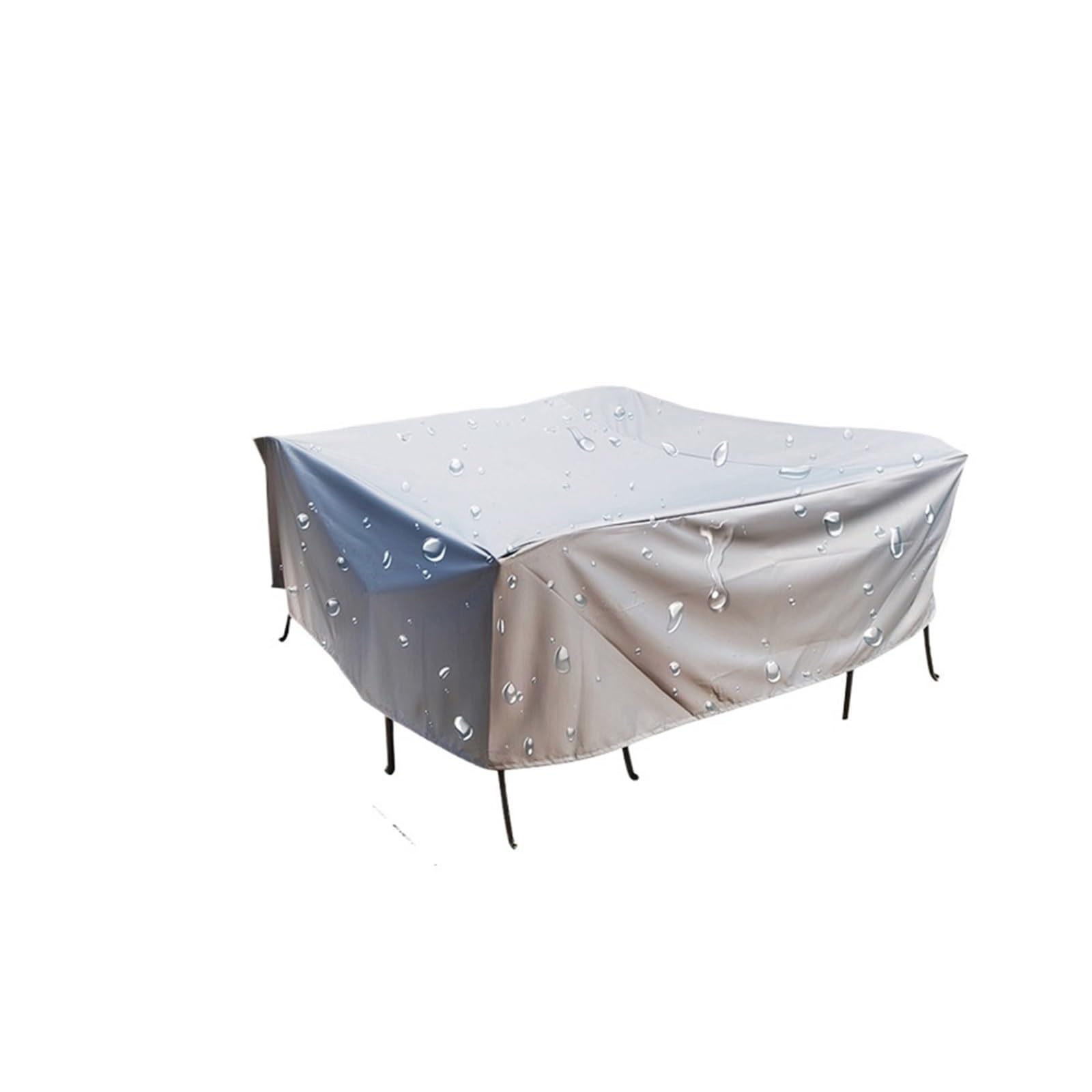 Outdoor Furniture Covers, Outdoor Furniture Covers Multicolor Multiple Sizes for Sofa Table Chair(Silver,126x126x74cm)