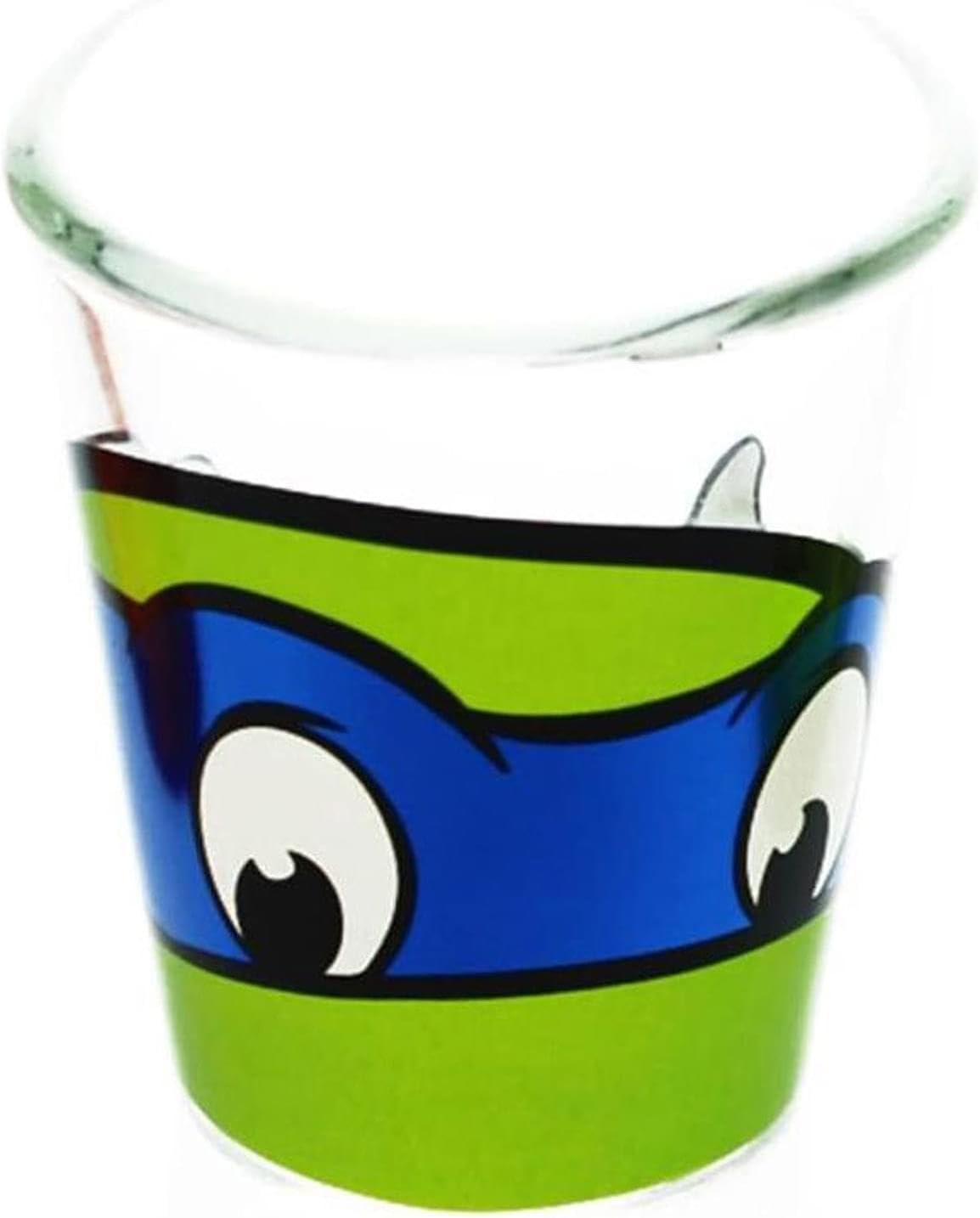 JUST FUNKY Teenage Mutant Ninja Turtles Leonardo Clear Shot Glass